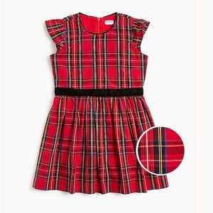 Crewcuts Red Plaid Kids Dress